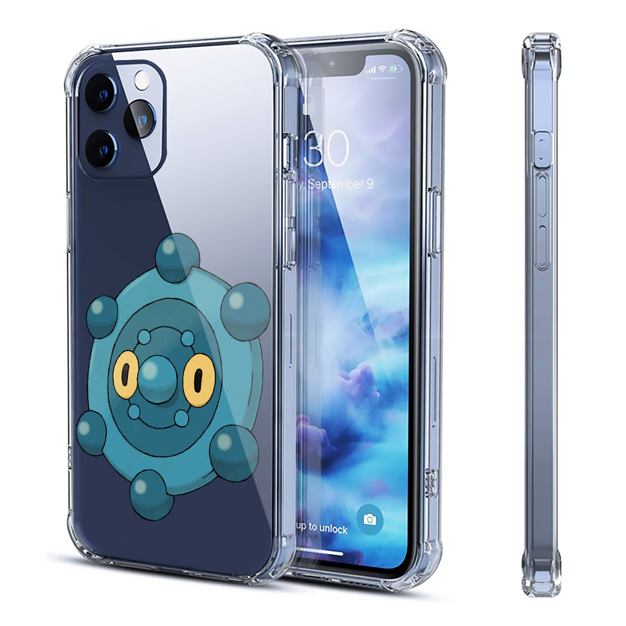 （画像用） ポケットモンスター Pokémon 【iPhone 12シリーズ対応】透明スマホケース（クリアソフトケース）